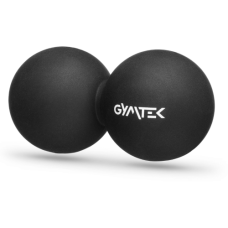 Массажный мяч Gymtek 63 мм двойной черный